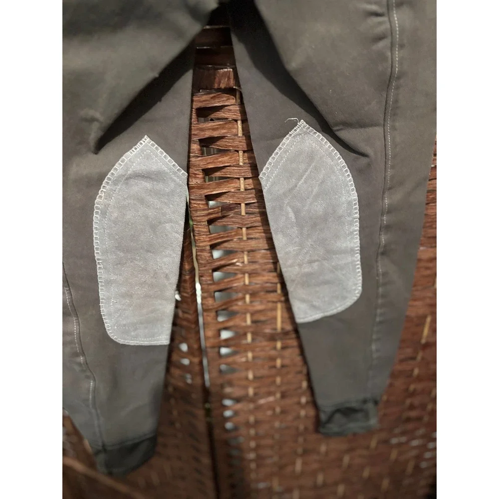 Equestrian Riding Breeches Jodhpurs Horseback Riding Pants Olive Green‎ flaws